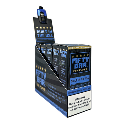 Fifty Bar 20K Puffs Disposable Vape Case