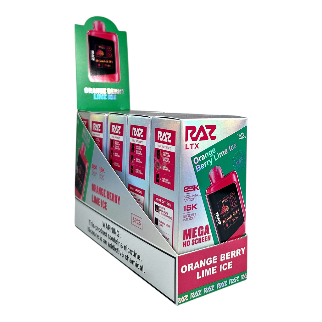 RAZ LTX 25k Disposable Vape Wholesale - The Vapor Supplier RAZ LTX 25k Disposable Vape Wholesale - The Vapor Supplier