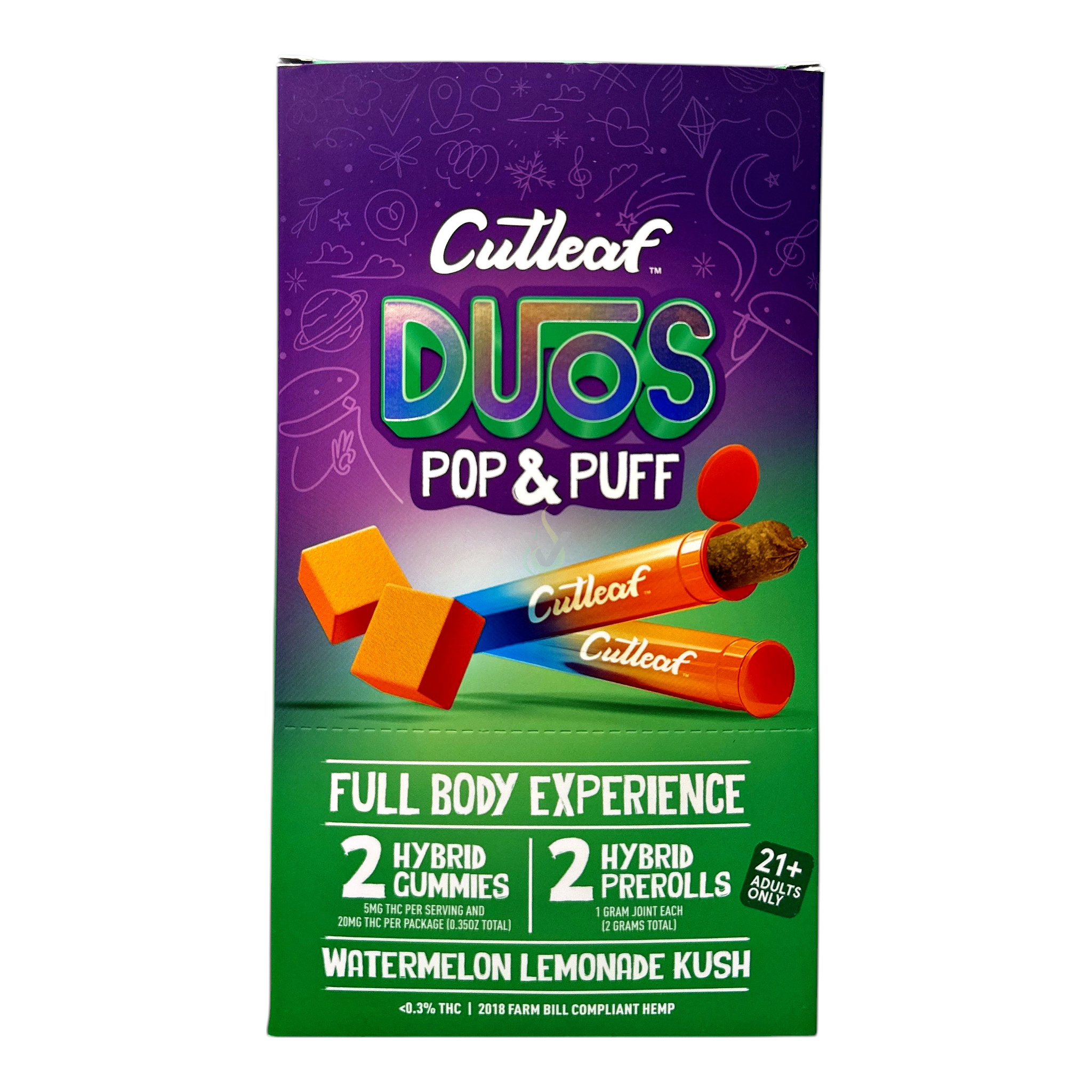 Cutleaf Duos Pop and Puff