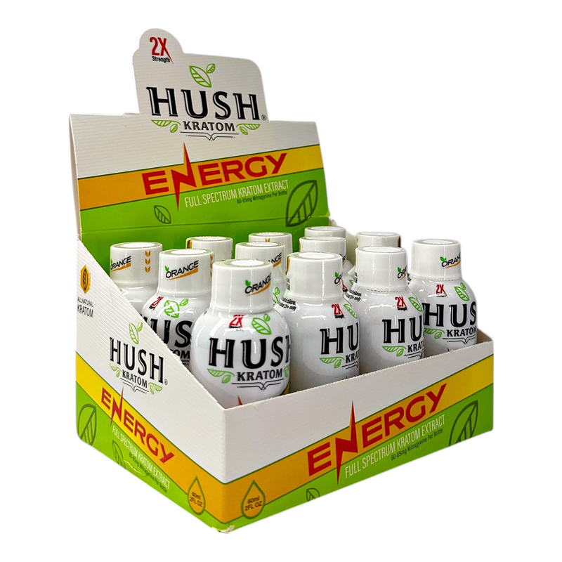 Hush Kratom Energy Full Spectrum Kratom Extract Case