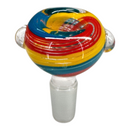 Greenhouse Swirl Reversal Glass Flower Bowl