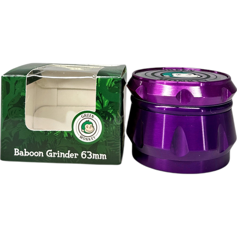 Green Monkey 4 Piece Baboon 63mm Grinder