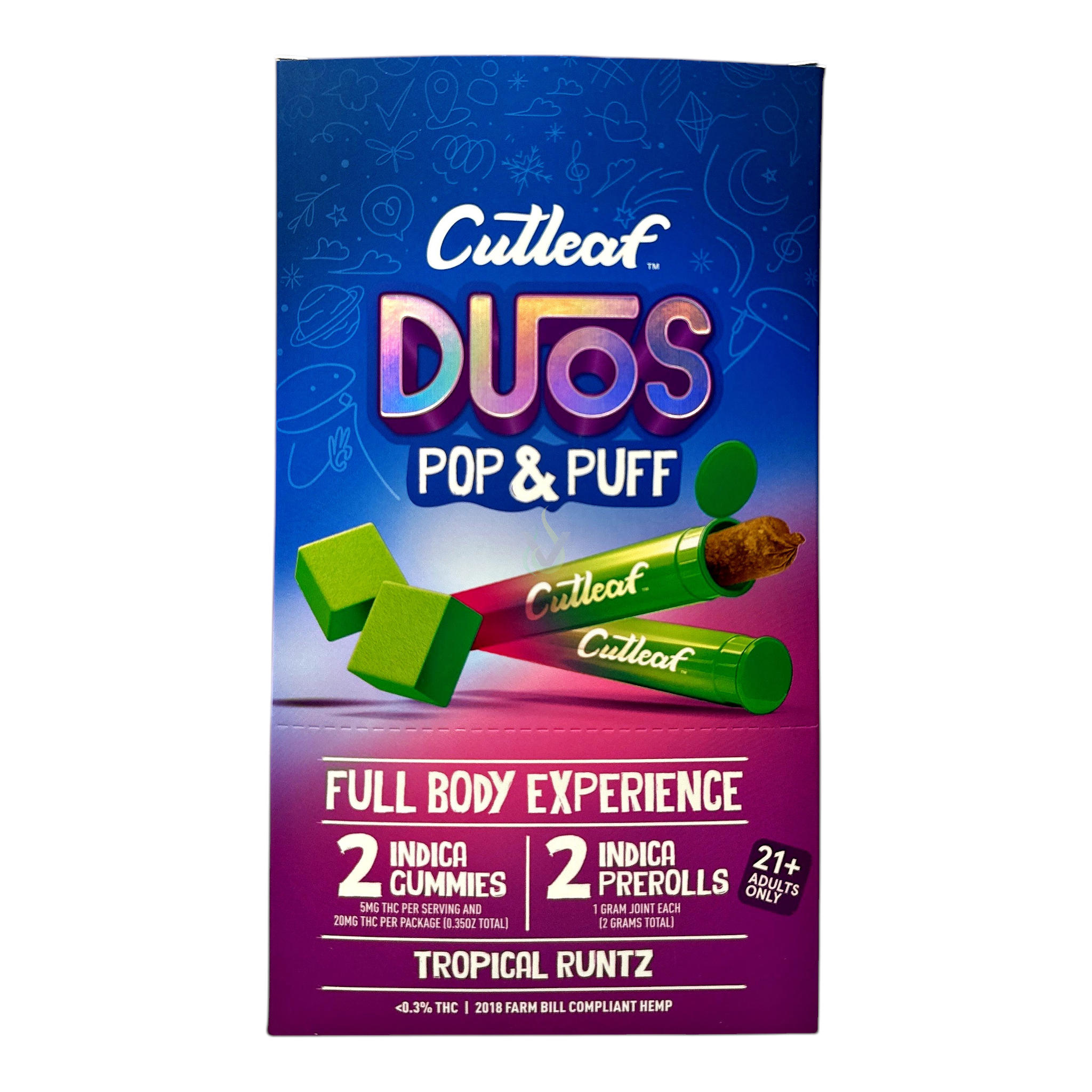 Cutleaf Duos Pop and Puff