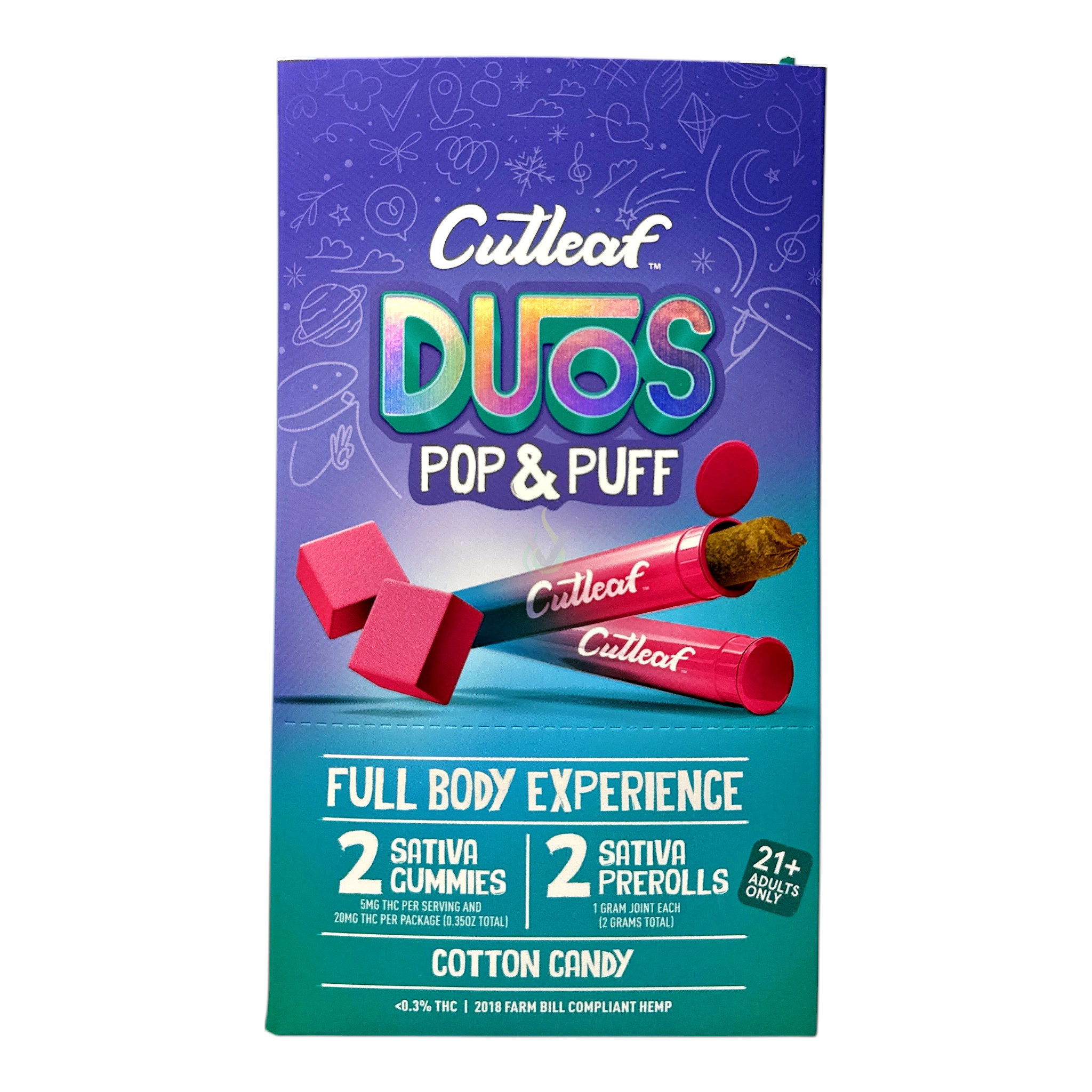 Cutleaf Duos Pop and Puff