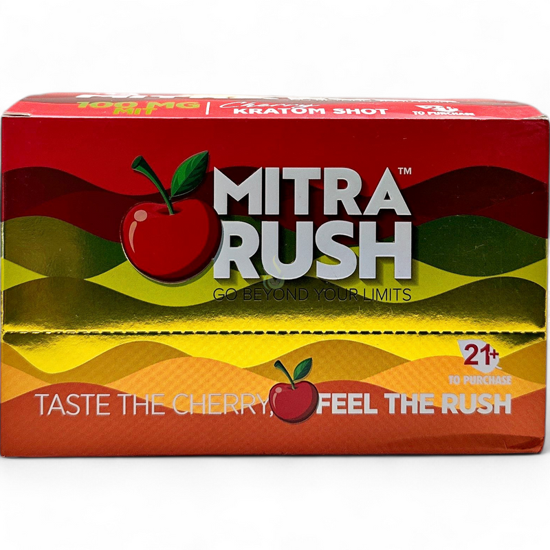 Mitra Rush 100mg MIT Kratom Shot Case