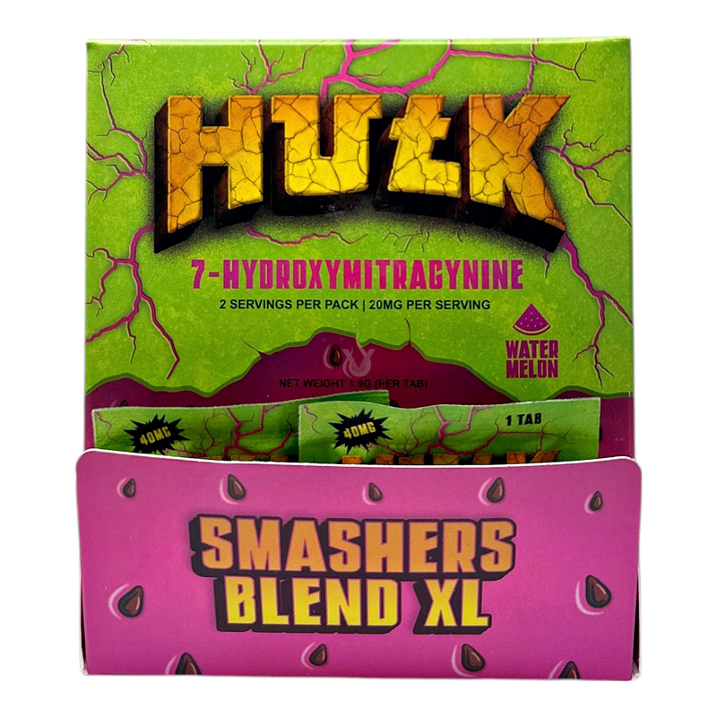 Hulk 7 Hydroxymitragynine Smashers Blend XL Packet Case