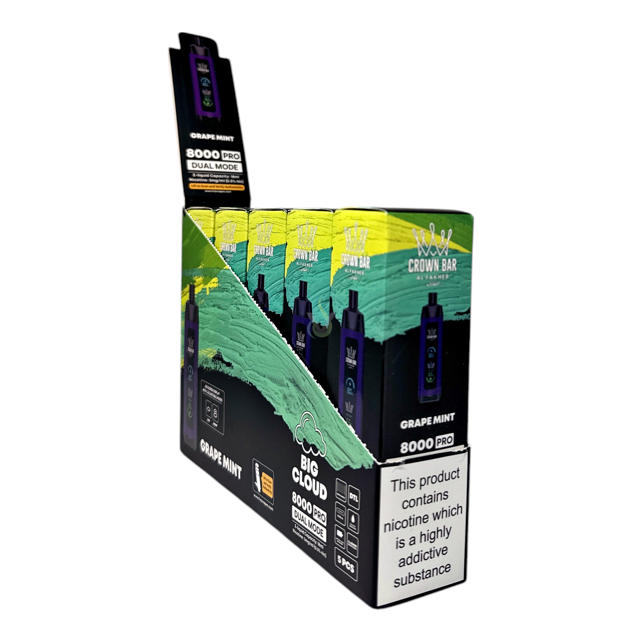 Al Fakher Crown Bar 8000 Pro Disposable Vape