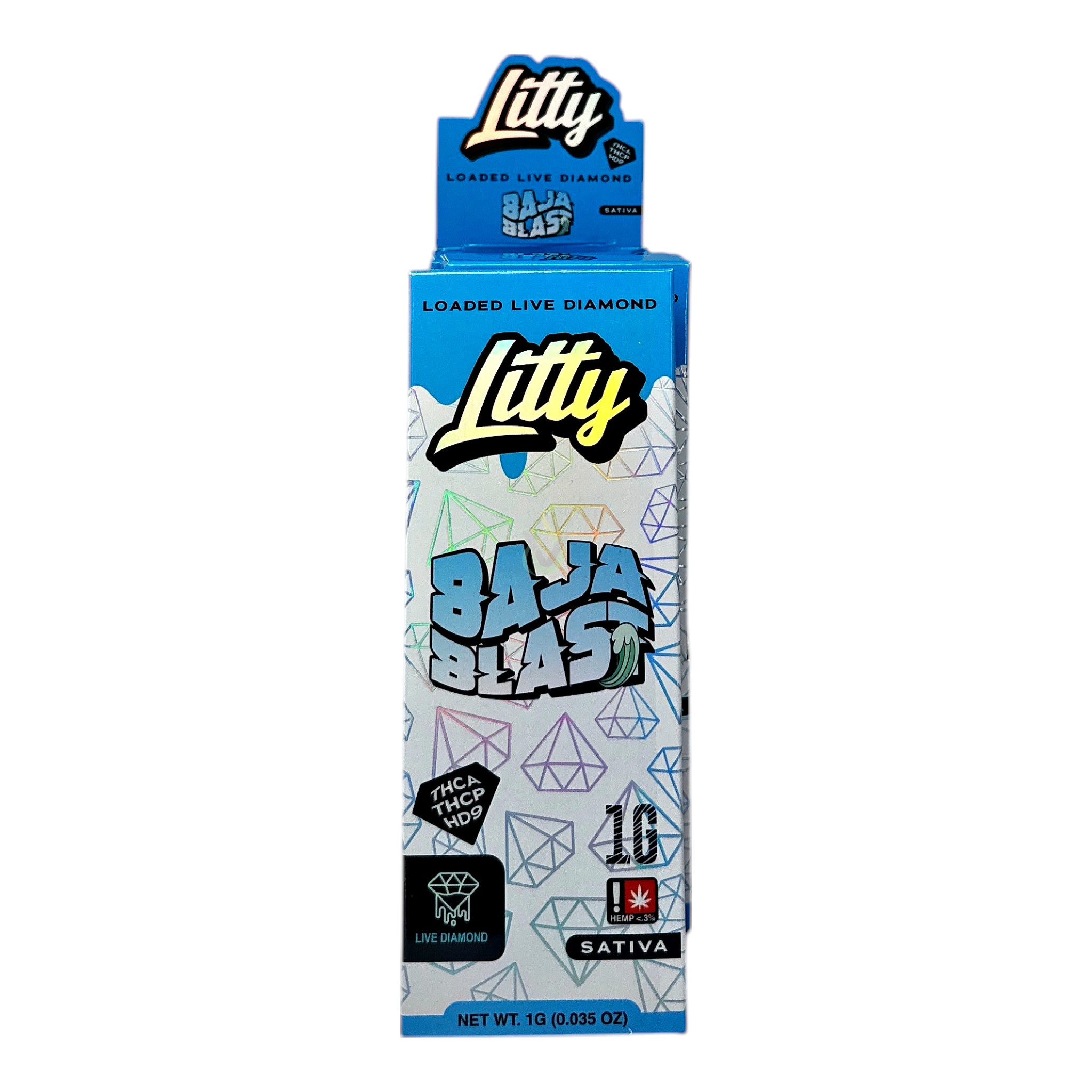 Litty THCA THCP HD9 1G Live Diamond Disposable