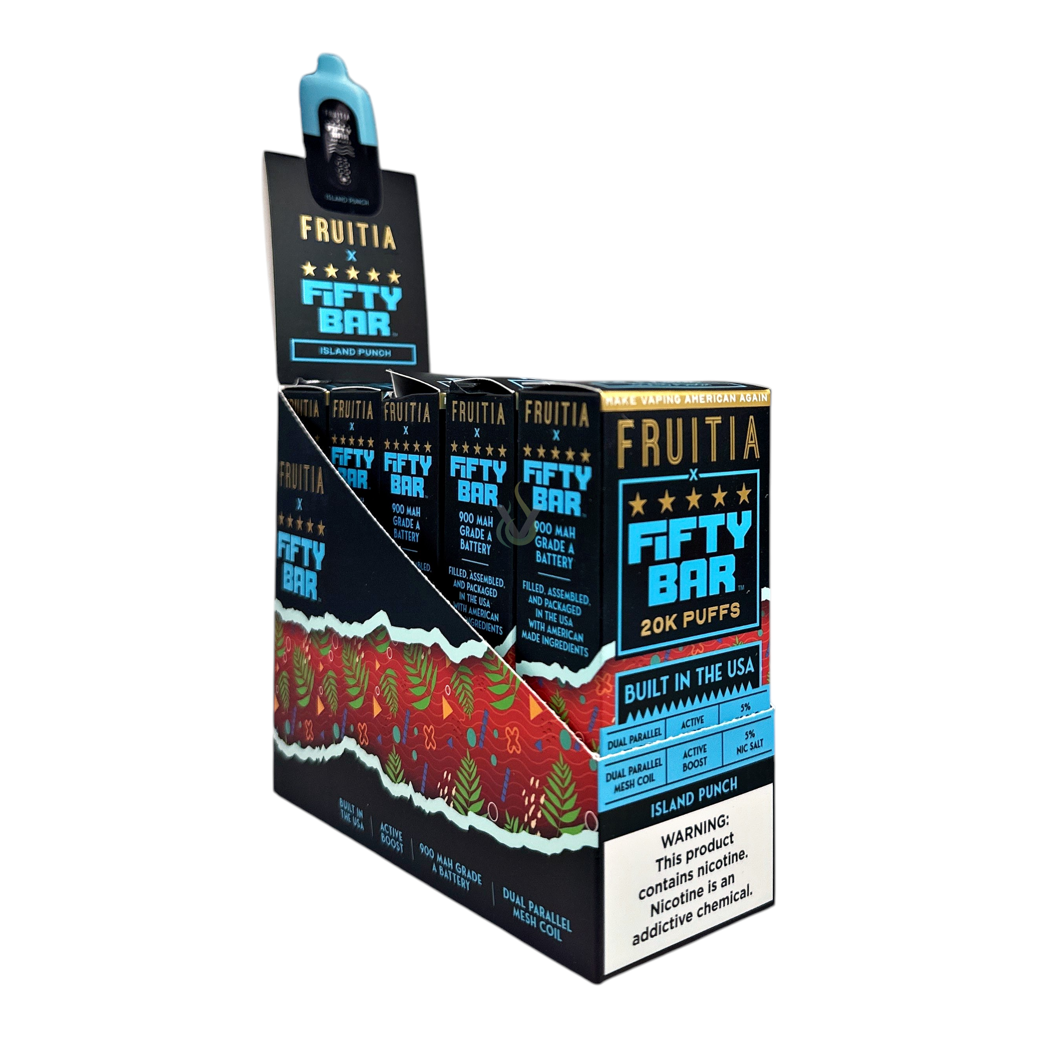 Fifty Bar 20K Puffs Disposable Vape Case