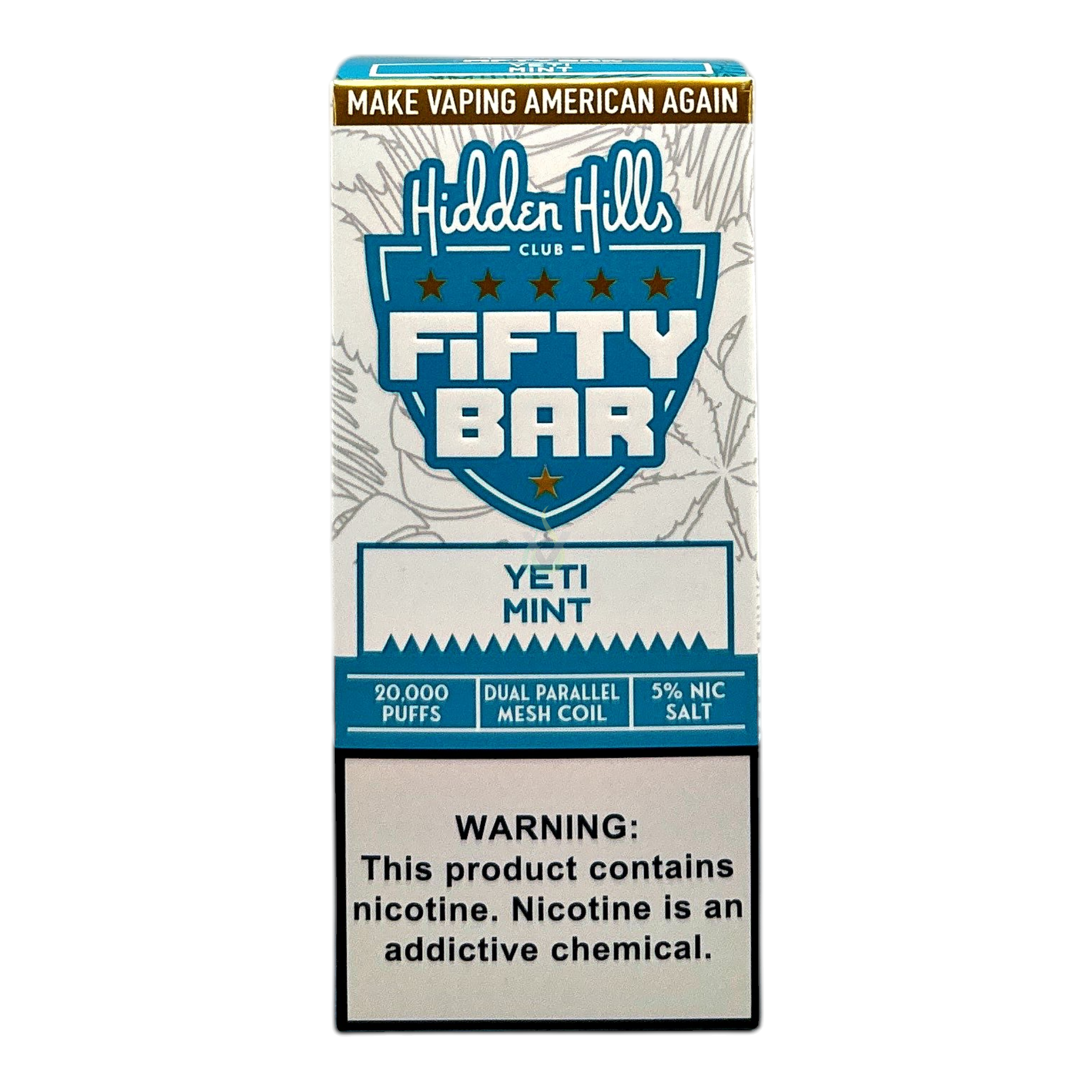 Fifty Bar 20K Puffs Disposable Vape Case