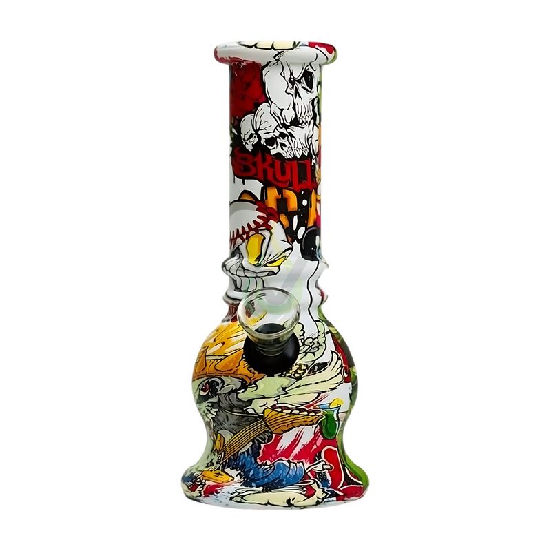 5.75 Inch Bell Printed Design Mini Water Pipe