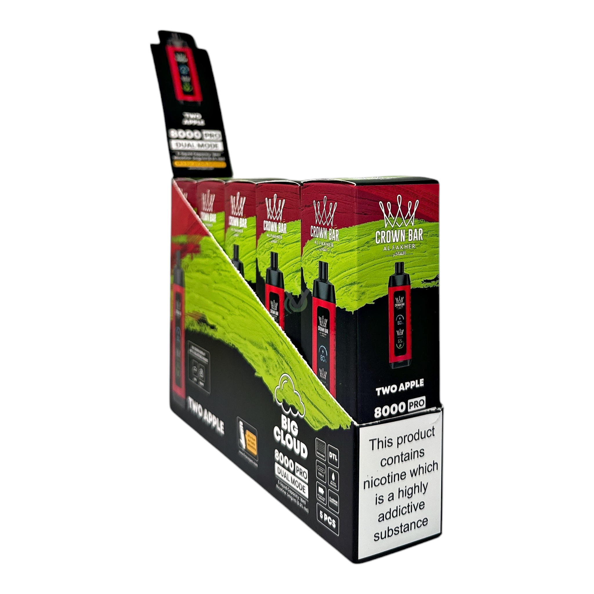 Al Fakher Crown Bar 8000 Pro Disposable Vape