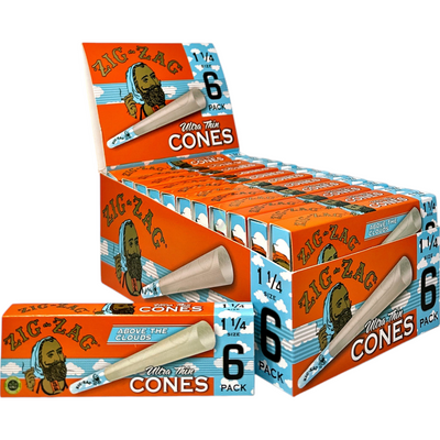Zig Zag 1 1/4 Ultra Thin Above The Clouds Cones