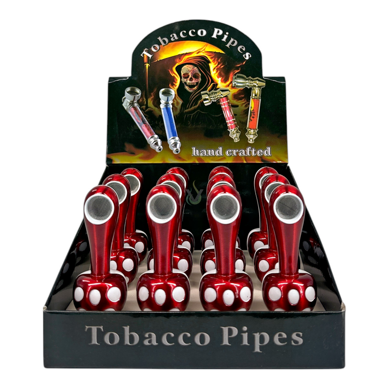 Spotted Mushroom Aluminum 3.75 Inch Hand Pipe