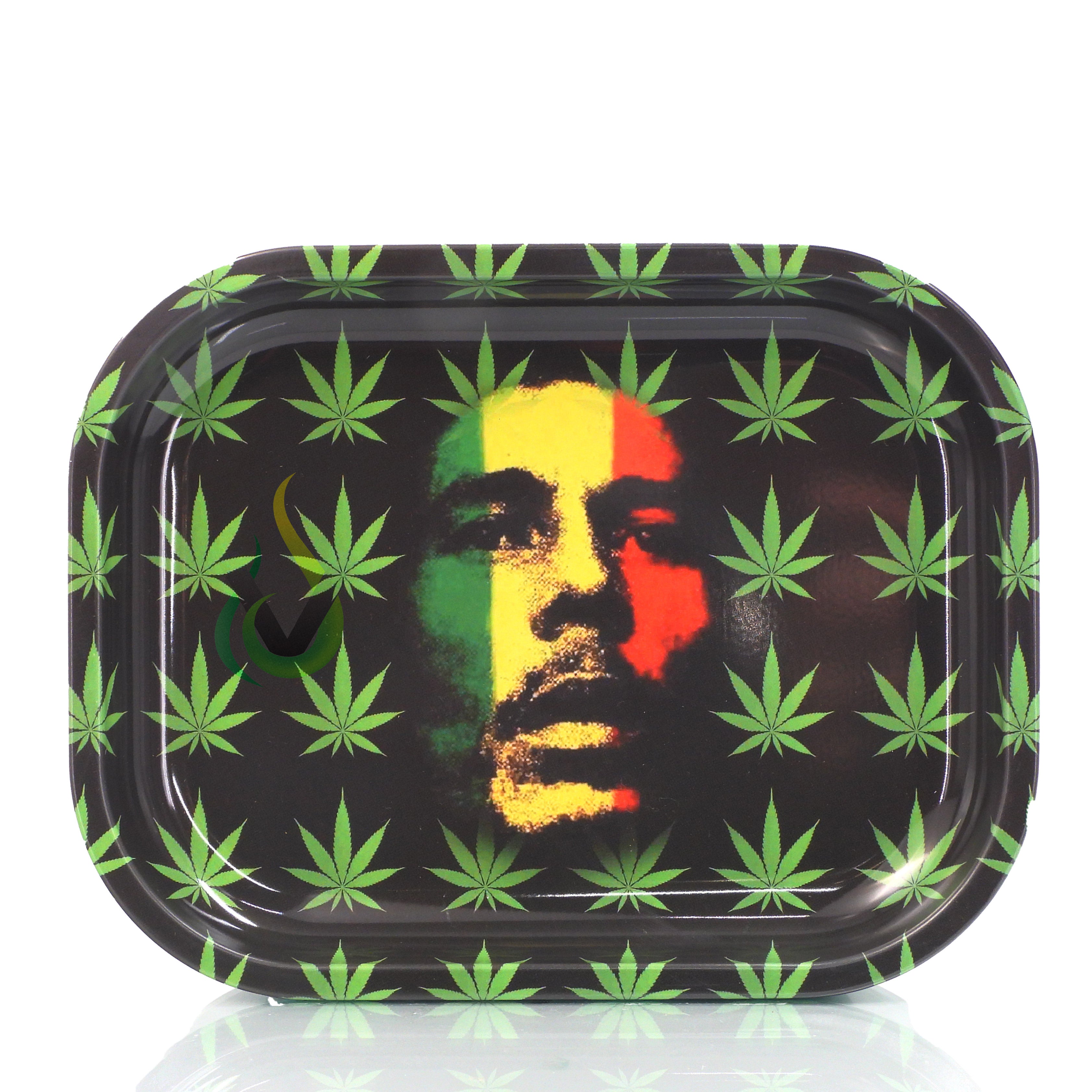 Metal Rolling Tray w/Stash Box