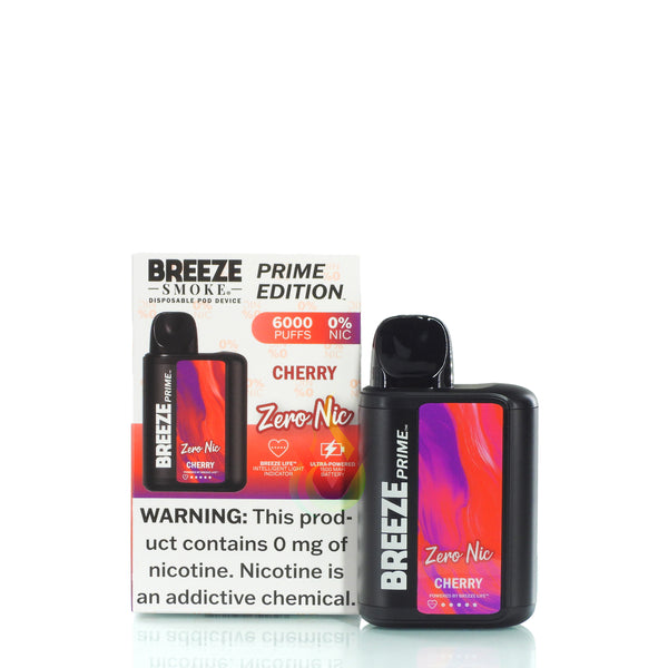 Breeze Prime Zero Nic Disposable Vape Case
