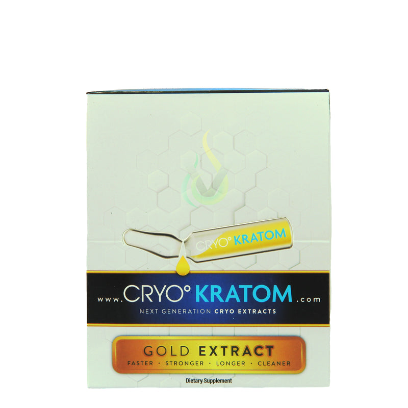Cryo Kratom Amplule Gold Extract Case