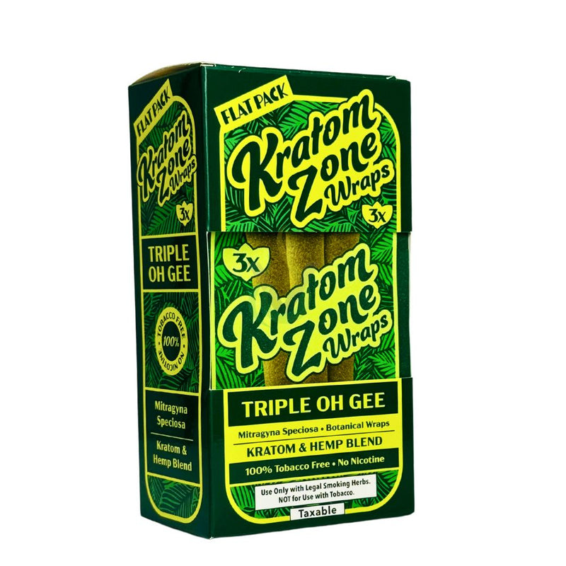 Kratom Zone Wraps 3pk Case