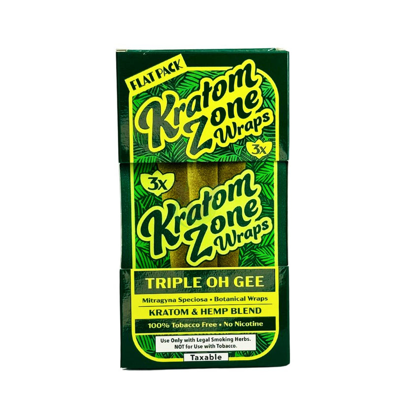 Kratom Zone Wraps 3pk Case