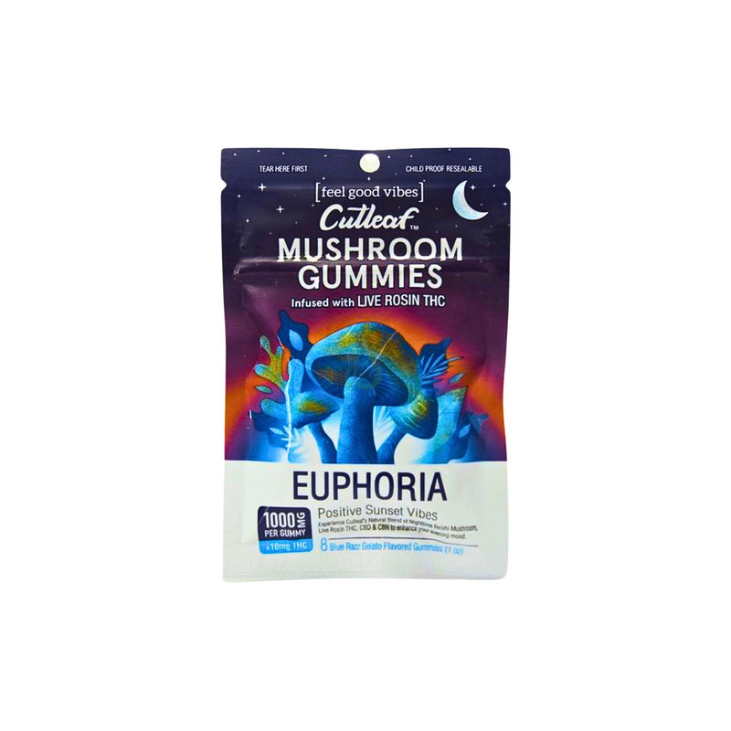 Cutleaf Mushroom Euphoria Blend Gummies