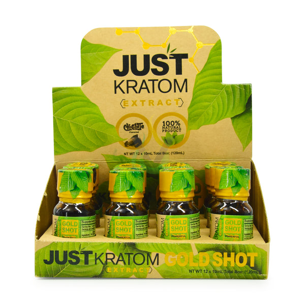 Just Kratom Extract 10ml Gold Shot Case