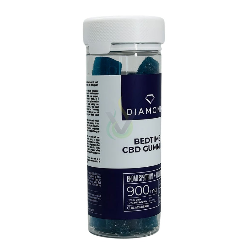 Diamond CBD Broad Spectrum + Melatonin 900mg Bedtime Gummies