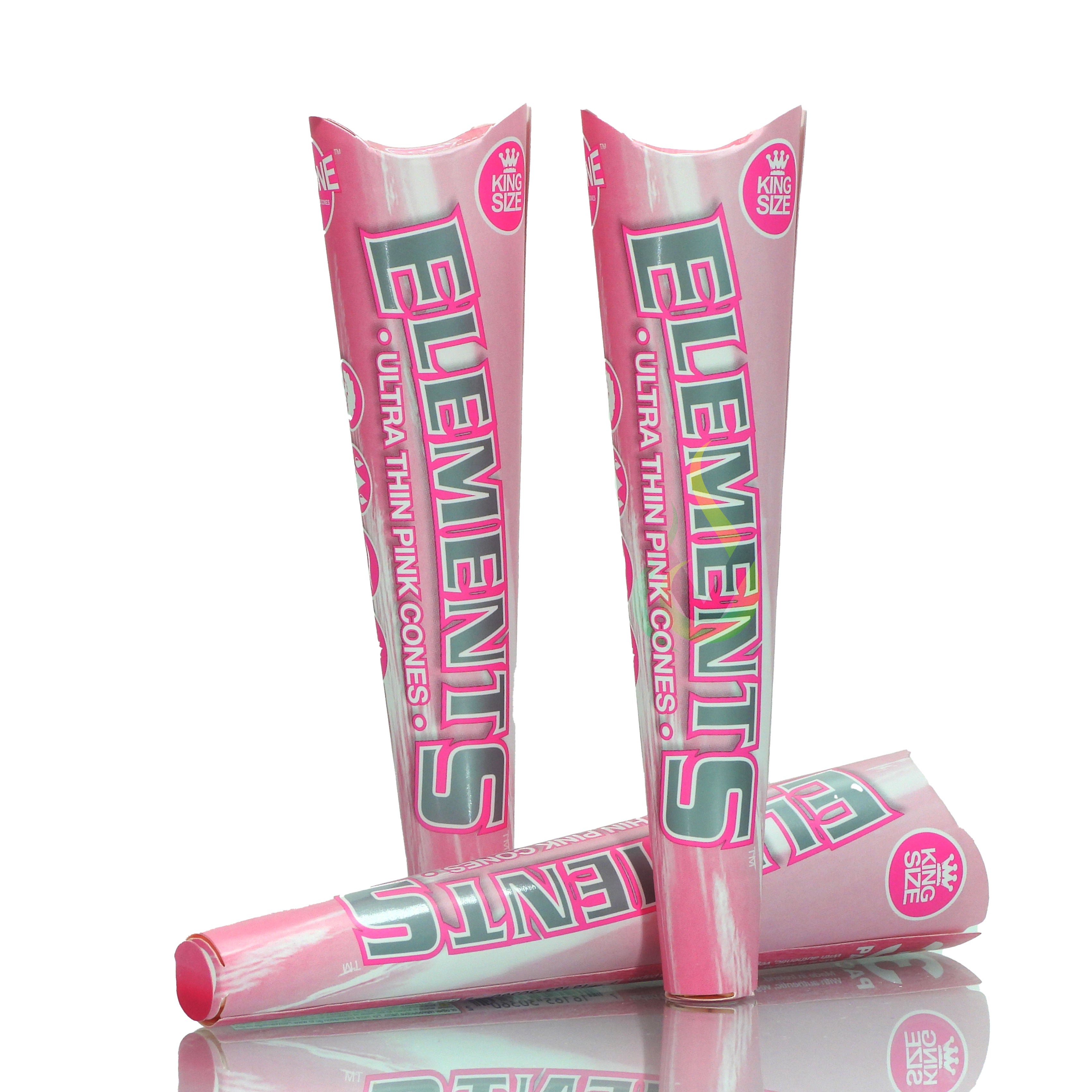 Elements Pink Cones King Size