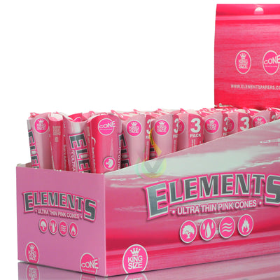 Elements Pink Cones King Size