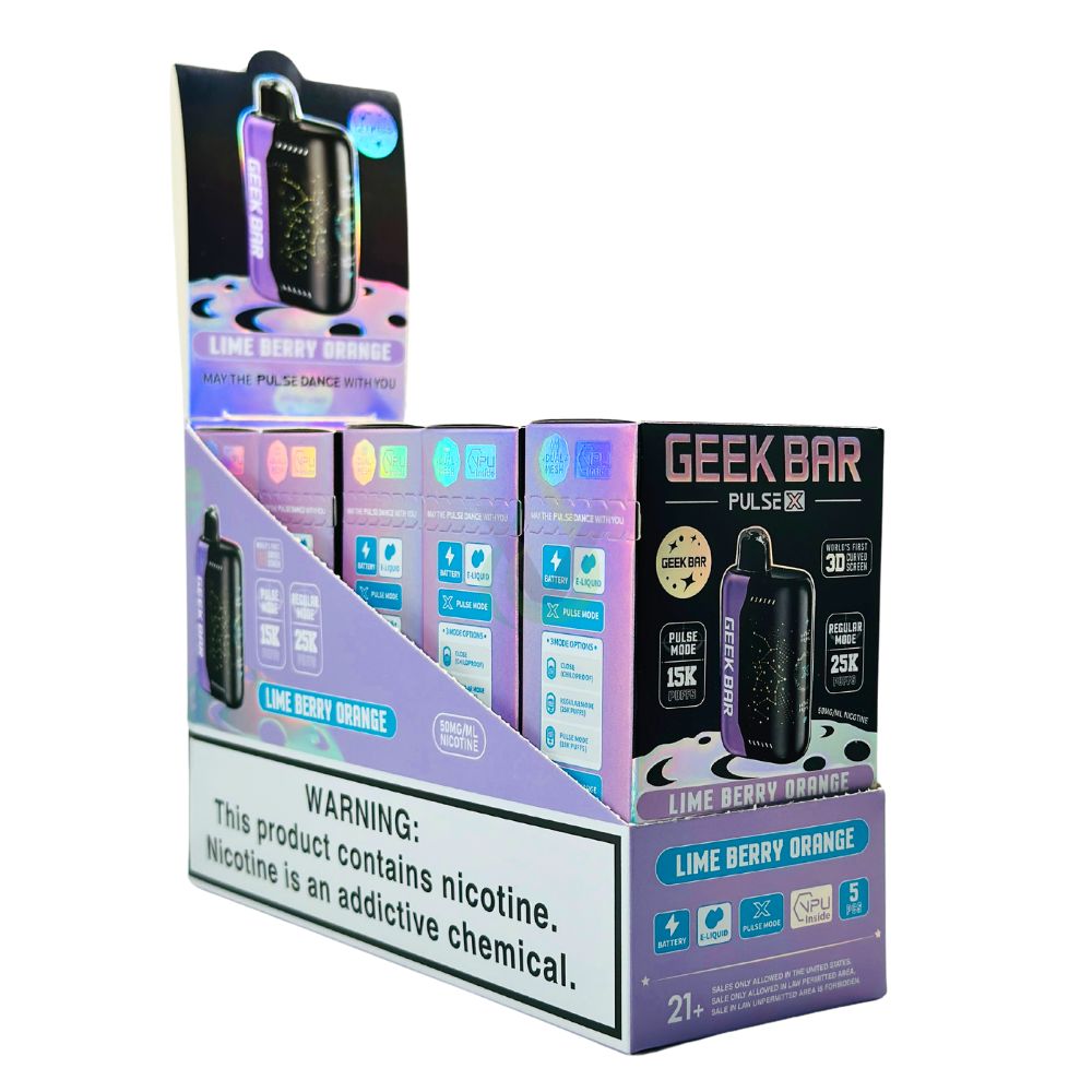 Geek Bar Pulse X Wholesale - The Vapor Supplier Geek Bar Pulse X Wholesale - The Vapor Supplier