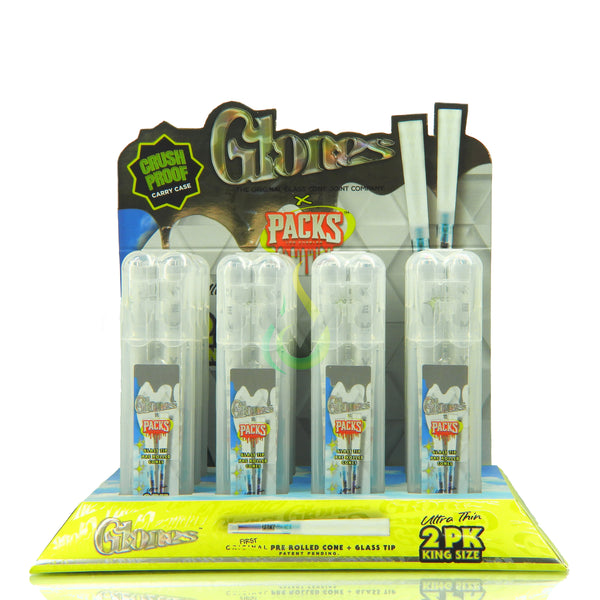 Glones X Packs 2 Pack Pre Rolled Cones Case
