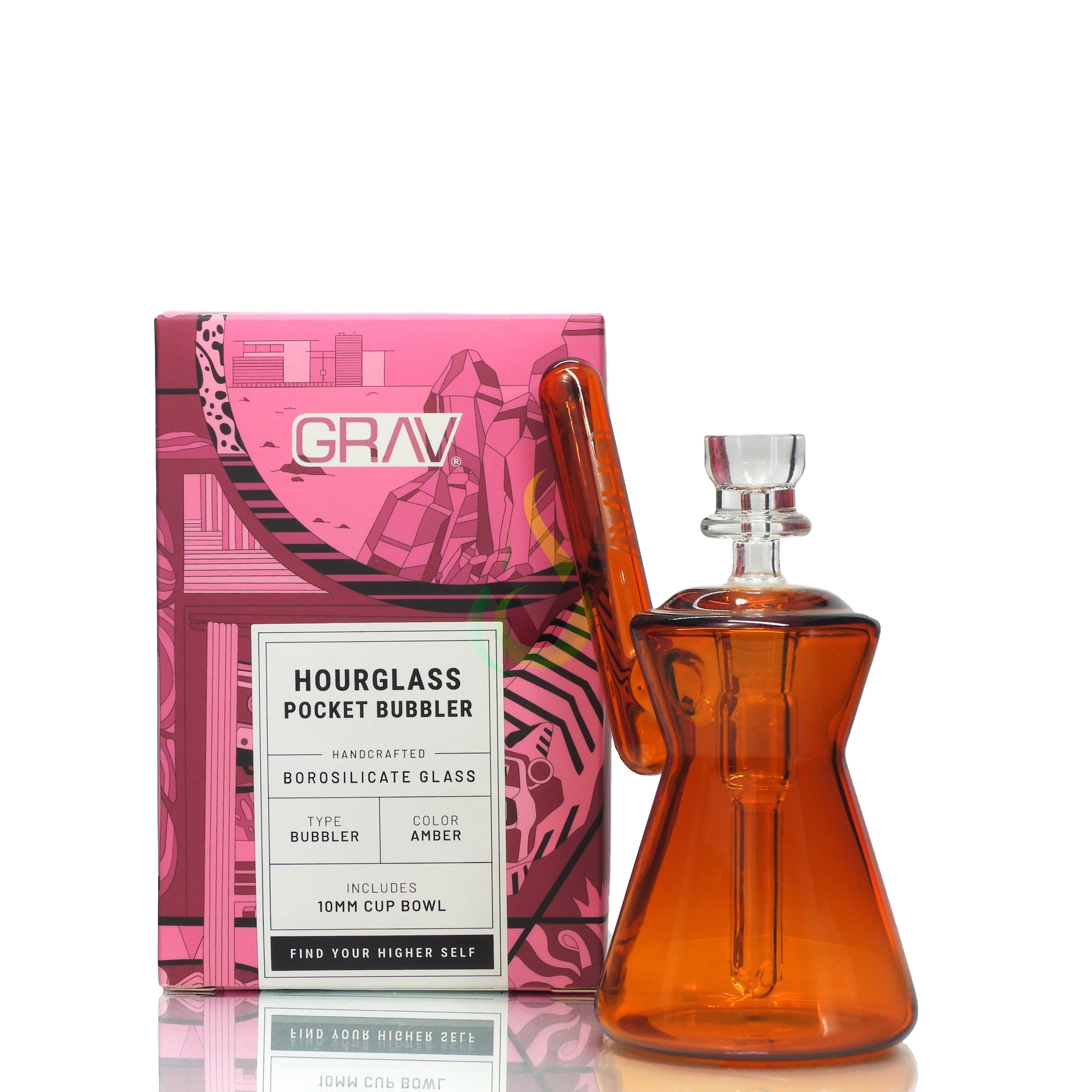 Grav Hourglass Pocket Bubbler