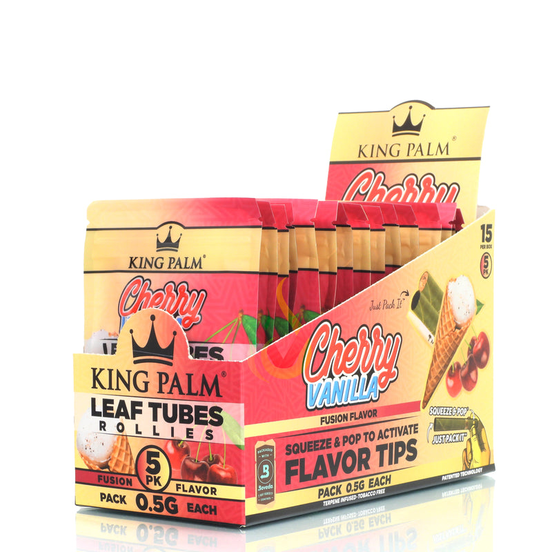 King Palm Cones Leaf Tubes Rollies Case