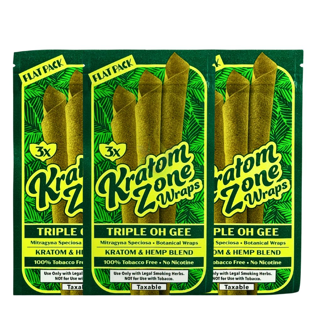 完璧すぎるが故三度も Kratom Zone Wraps 3pk Case 洋楽