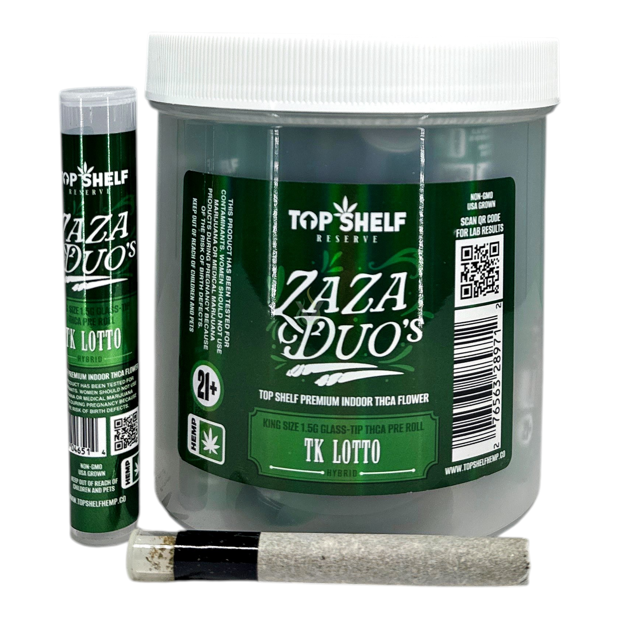 Top Shelf Reserve Zaza Duos THCA Pre Roll Wholesale - The Vapor Top Shelf Reserve Zaza Duos THCA Pre Roll Wholesale - The Vapor