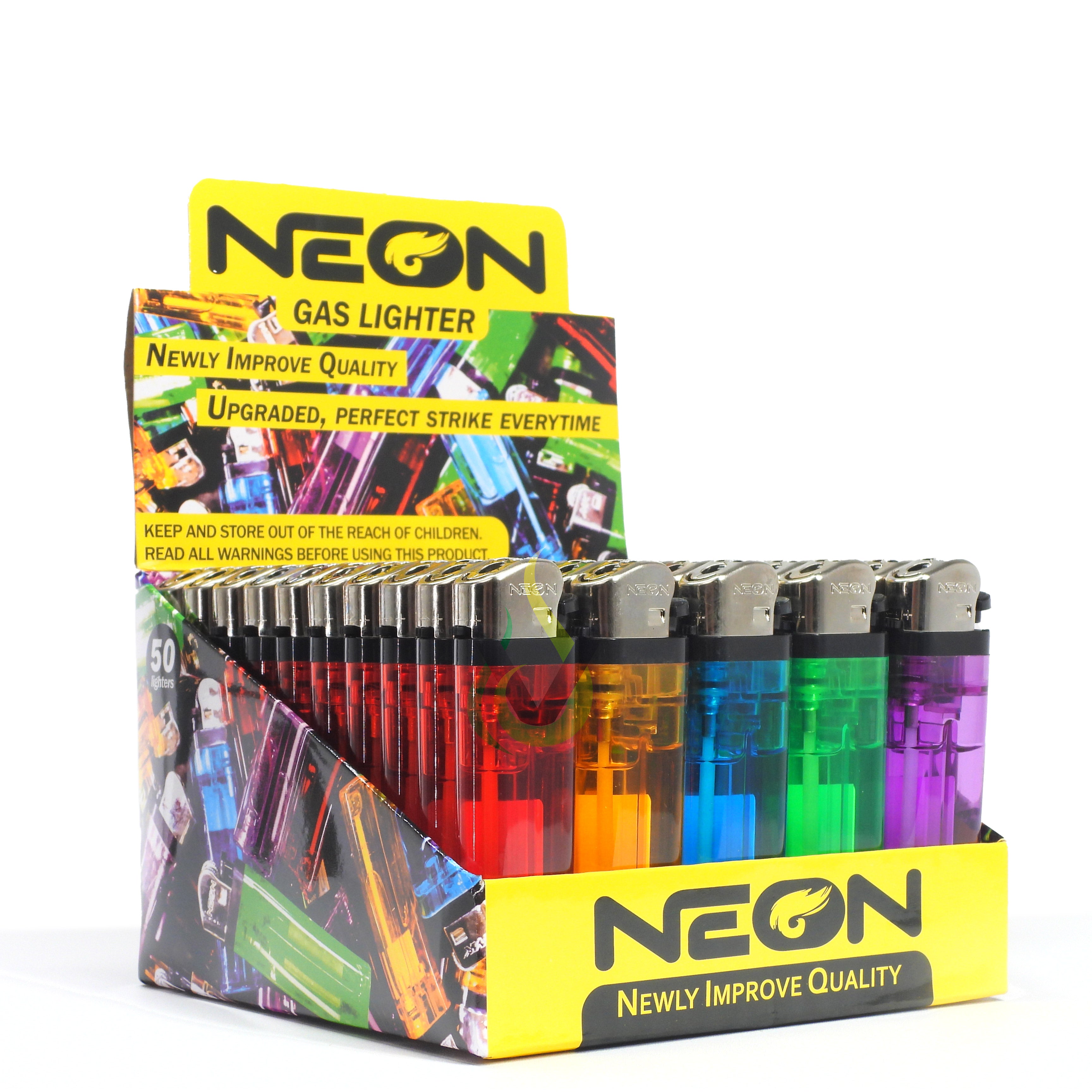 Neon Gas Lighter Case
