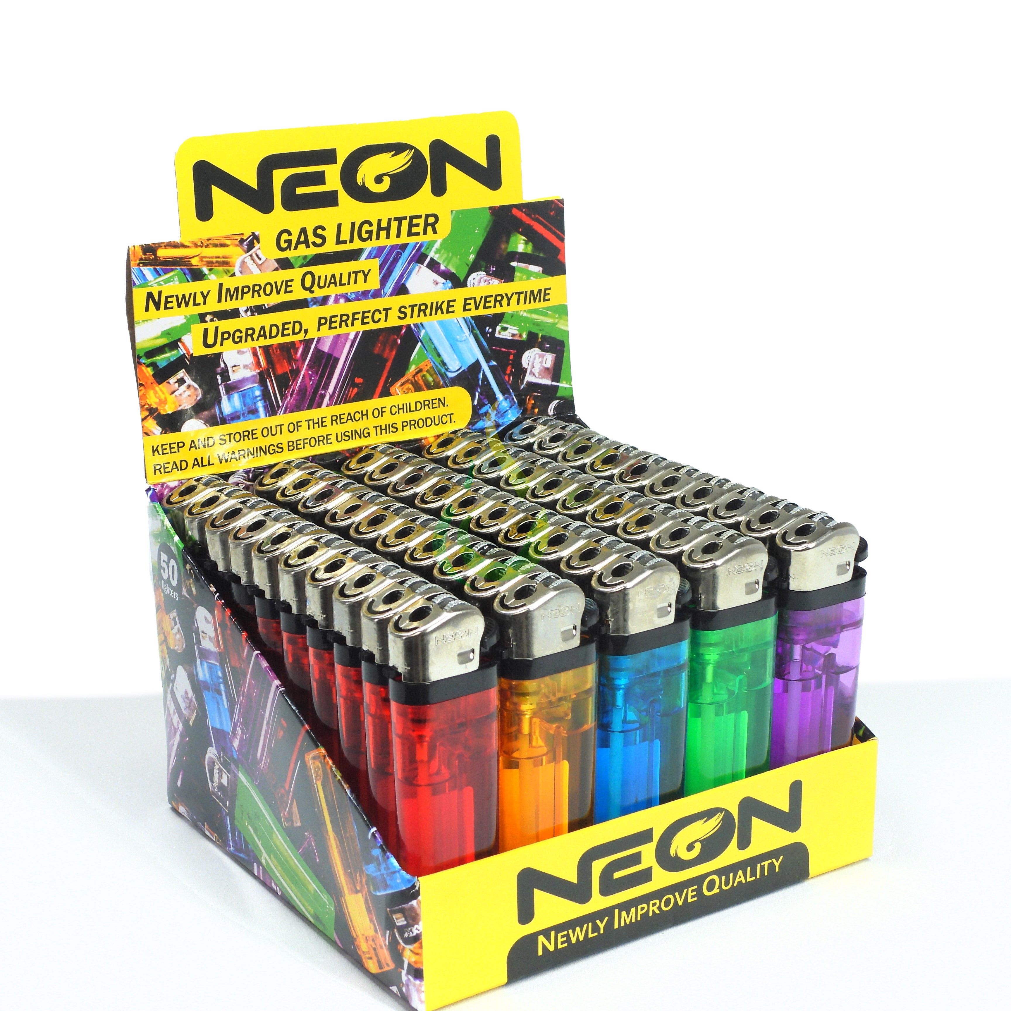 Neon Gas Lighter Case