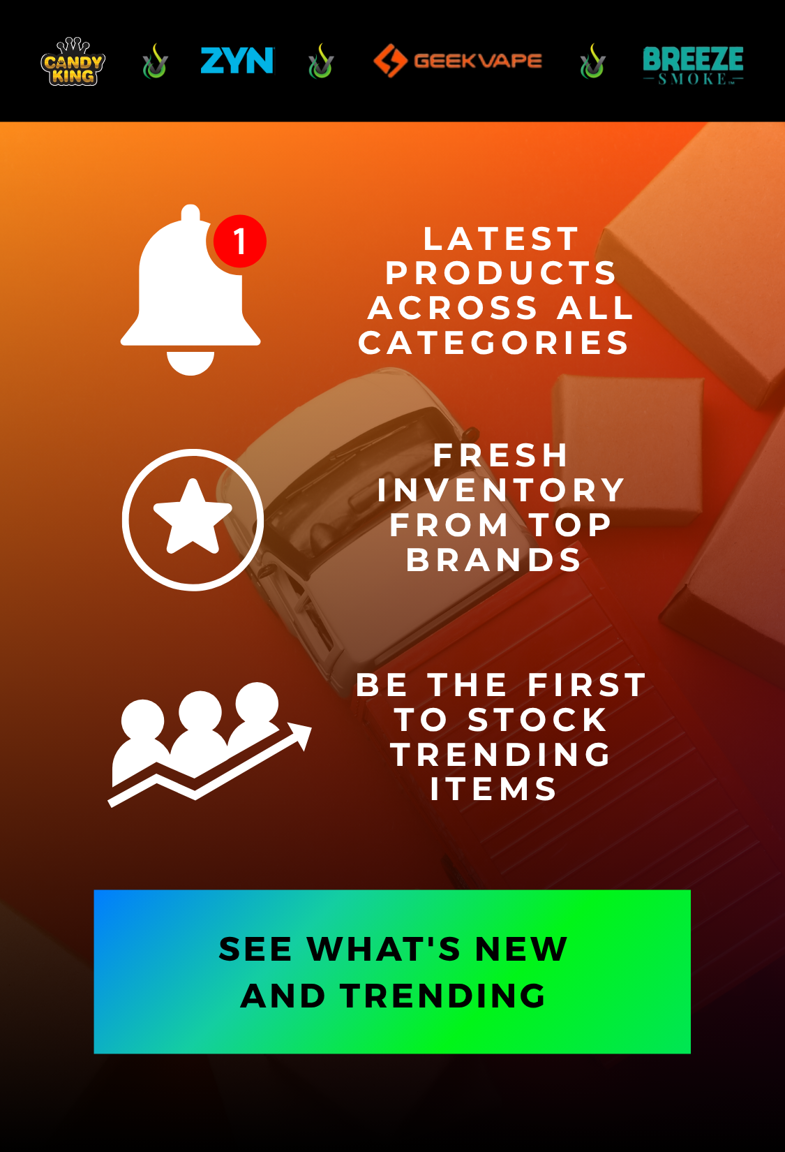 America's Top Retail Distributor | The Vapor Supplier America's Top Retail Distributor | The Vapor Supplier