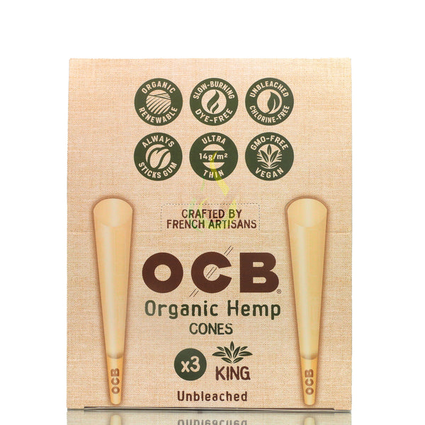 OCB Organic Hemp Cone King Size Case