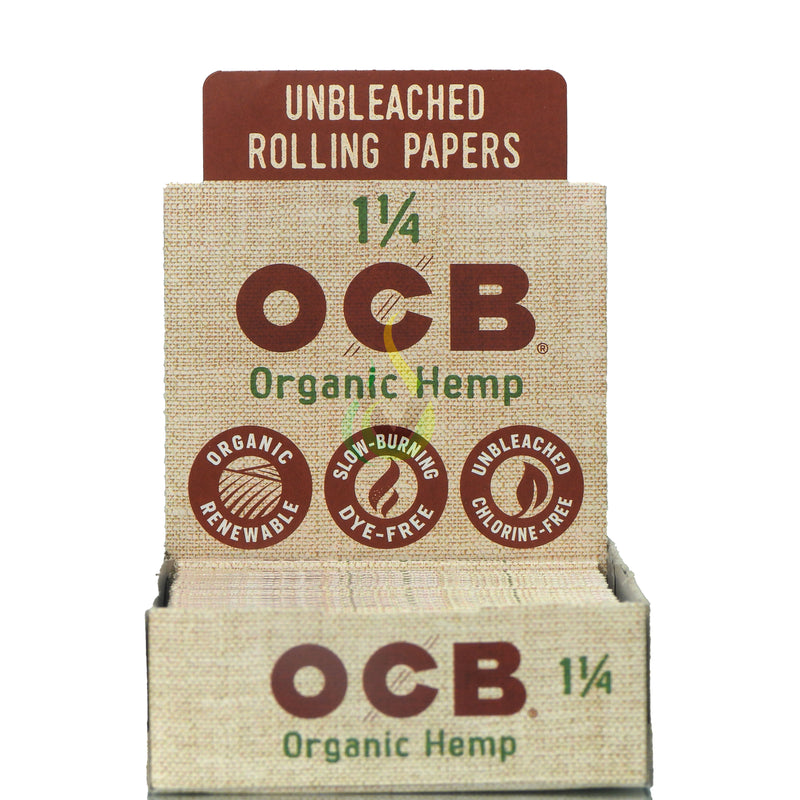 OCB Organic Hemp Papers 1 1/4 Case