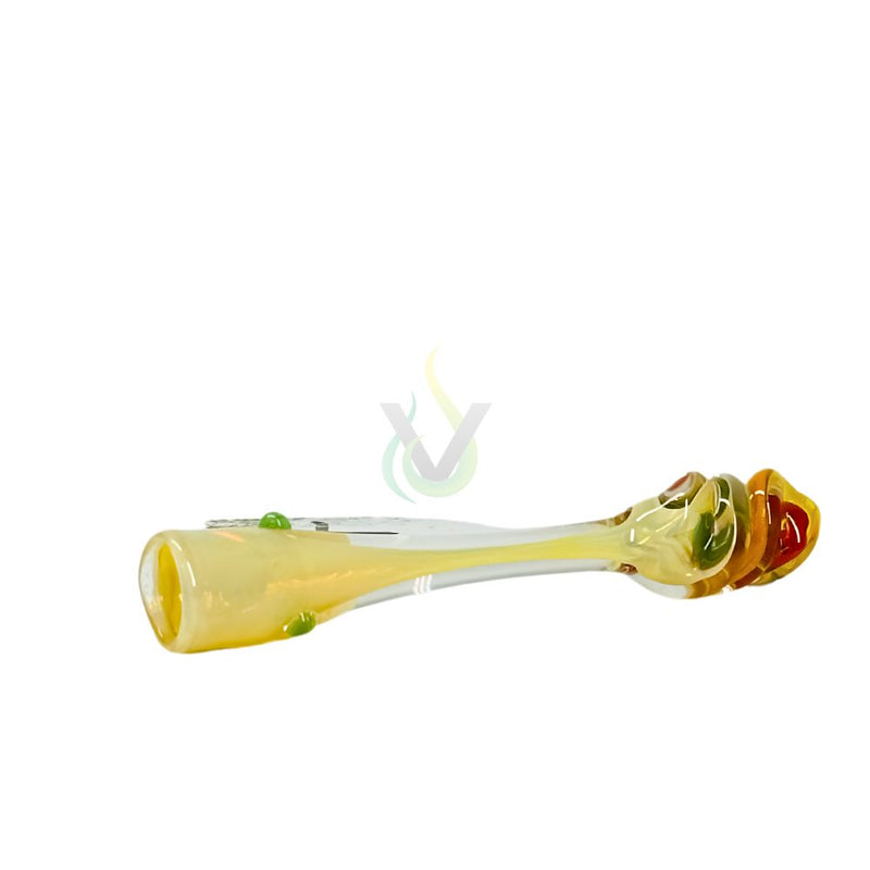 5" Rasta Long Head Chillum