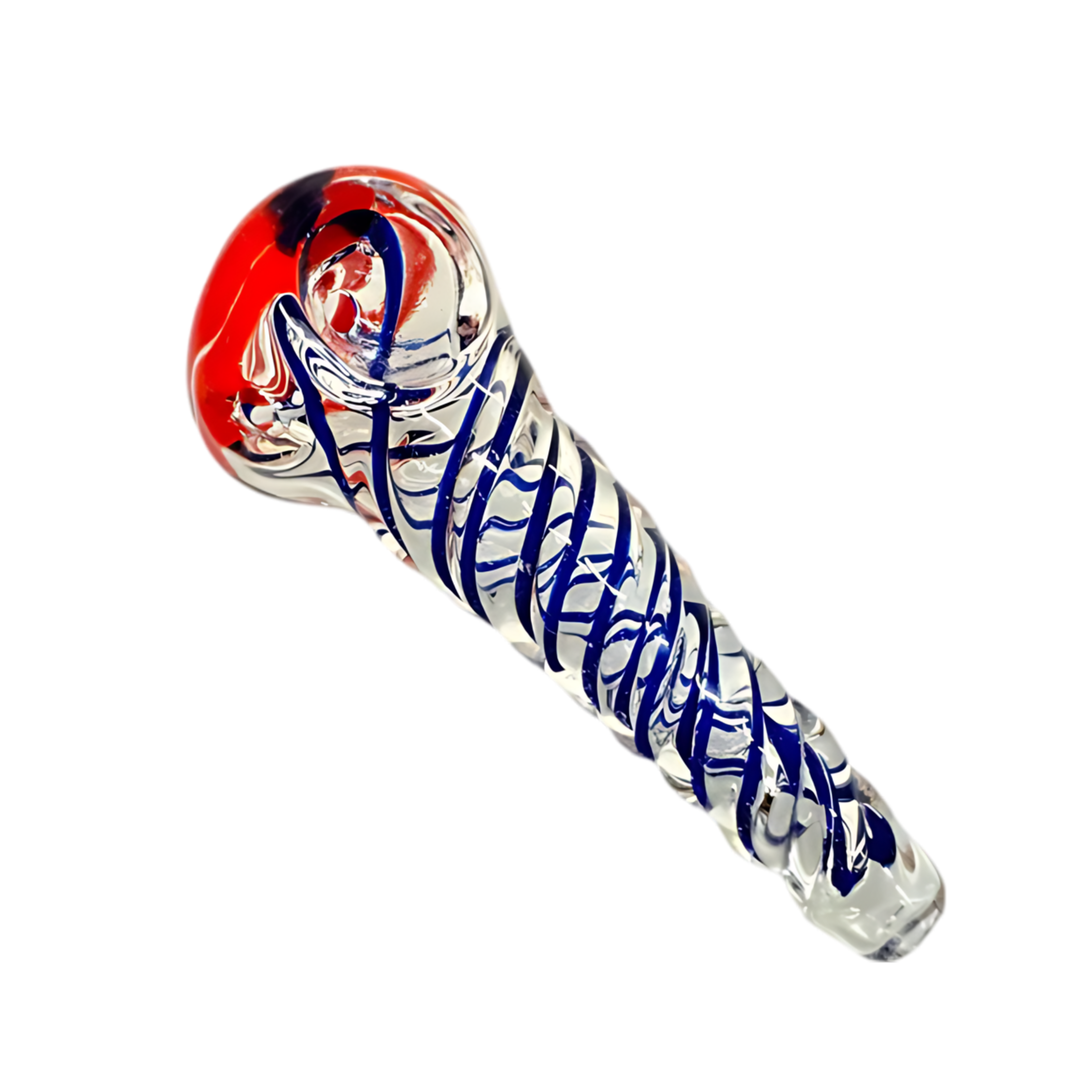 Hot Ribbon Tested Pipe Ribbon Twisted Spoon Hand Pipe