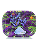 Metal Rolling Tray w/Stash Box