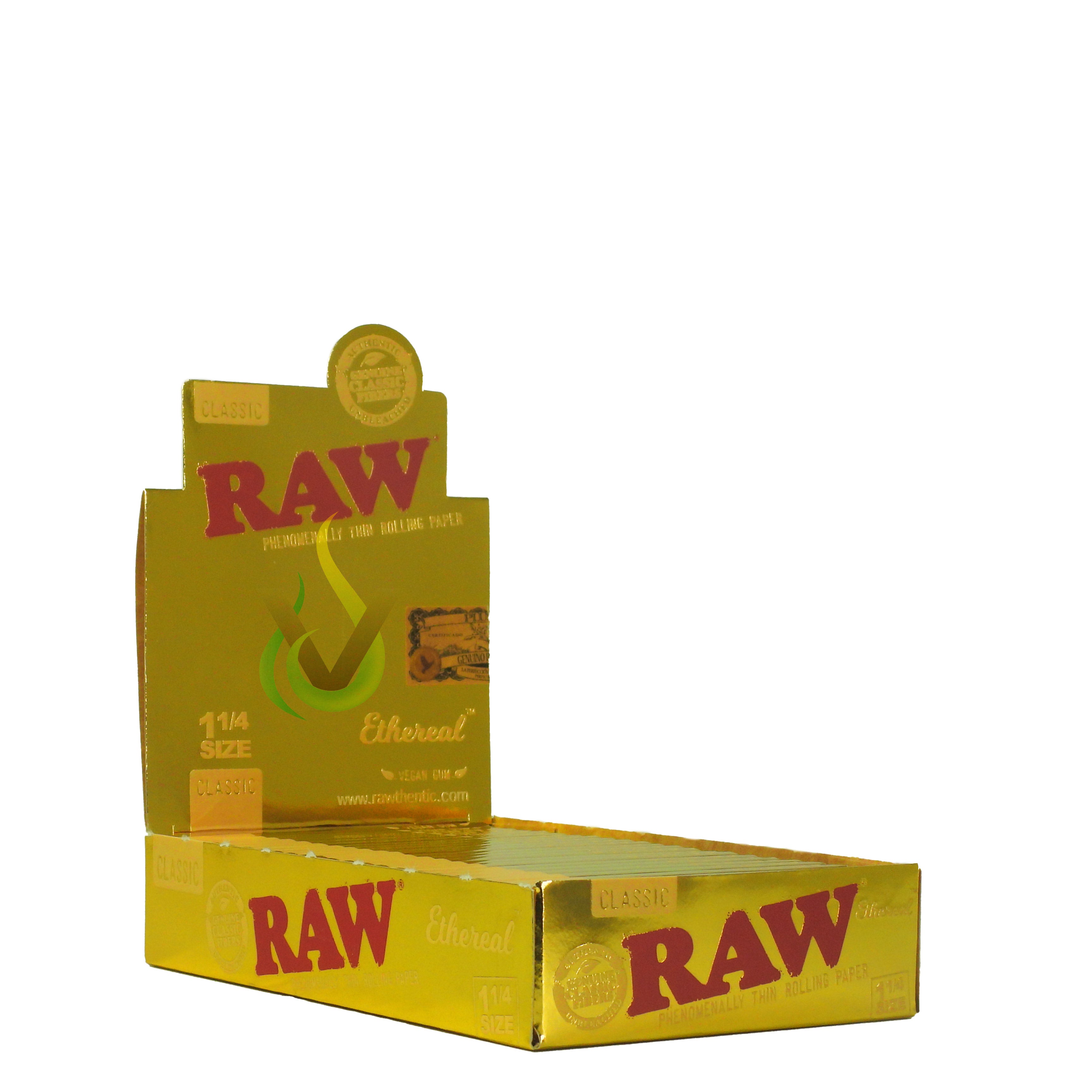 RAW Ethereal Thin Rolling Papers Case