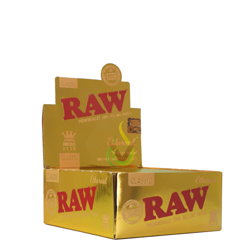 RAW Ethereal Thin Rolling Papers Case