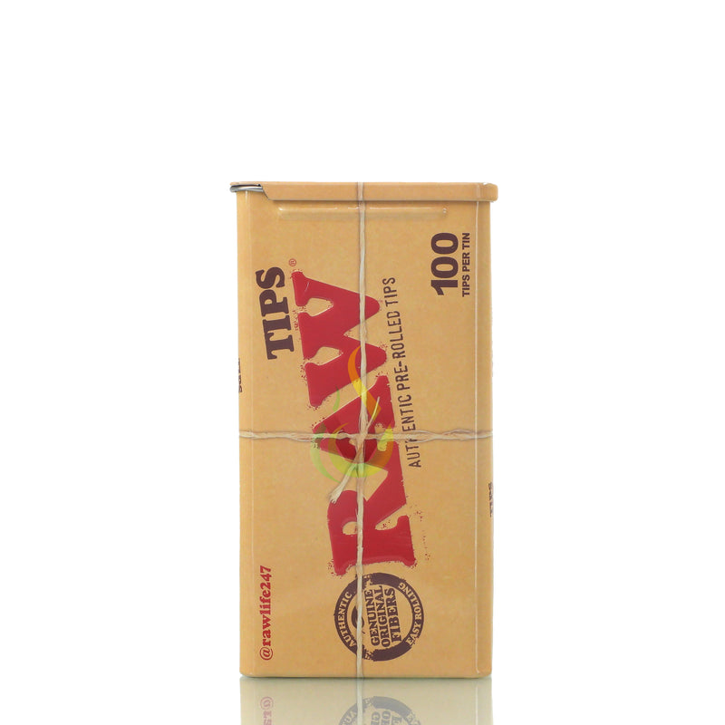 RAW Pre Rolled Tips Tin Case