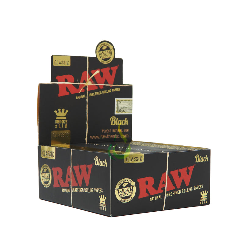 Raw King Size Black Paper Case