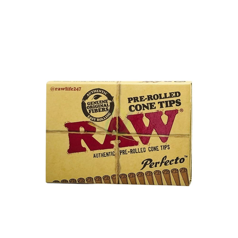 Raw 20ct Pre Rolled Cone Tips Case