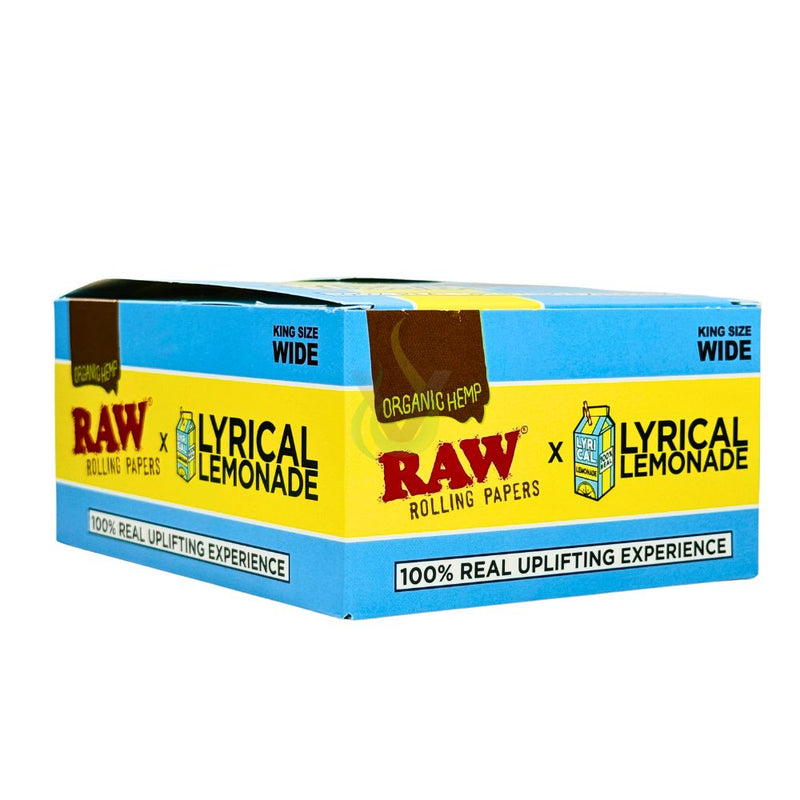 Raw X Lyrical Lemonade Organic Hemp Rolling Papers Case