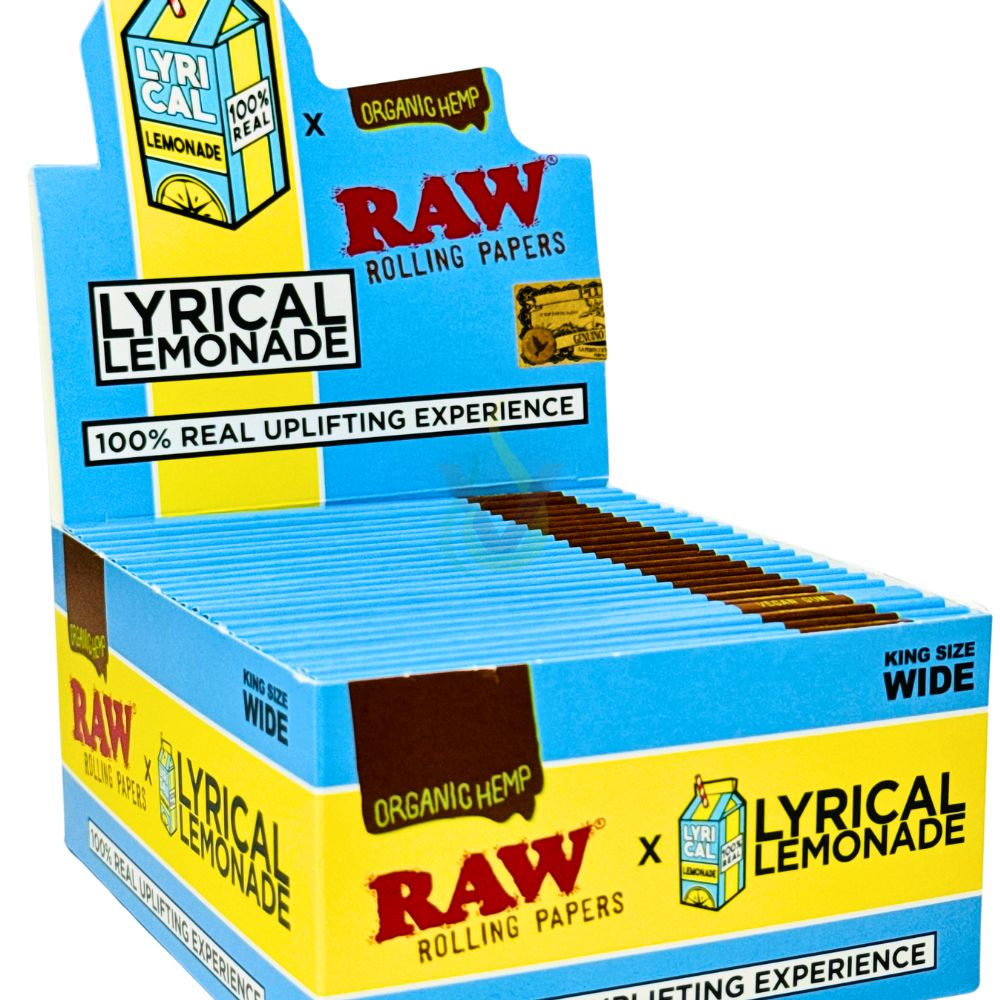 Raw X Lyrical Lemonade Organic Hemp Rolling Papers Case