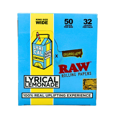 Raw X Lyrical Lemonade Organic Hemp Rolling Papers Case